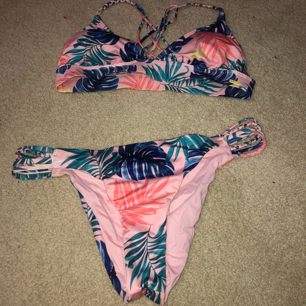 Pink Printed Bikini